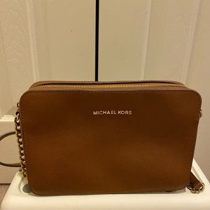 Michael Kors brown crossbody bag